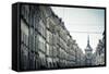 Kramgasse, Bern (Berne), Berner Oberland, Switzerland-Jon Arnold-Framed Stretched Canvas