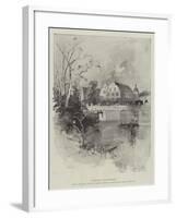 Kranichstein, Near Darmstadt, Where the Grand Duke and Grand Duchess of Hesse Spend their Honeymoon-Herbert Railton-Framed Giclee Print