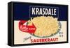 Krasdale Fancy Sauerkraut-null-Framed Stretched Canvas