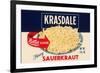 Krasdale Fancy Sauerkraut-null-Framed Premium Giclee Print