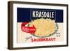 Krasdale Fancy Sauerkraut-null-Framed Art Print