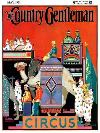 "Circus Parade," Country Gentleman Cover, May 1, 1931