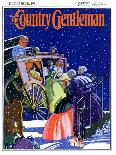 "Victorian Christmas Scene," Country Gentleman Cover, December 1, 1931-Kraske-Giclee Print