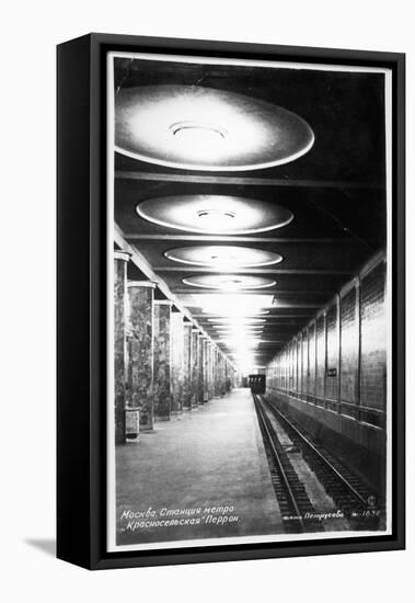 Krasnoselskaya Metro Station, Moscow, C.1935-null-Framed Stretched Canvas