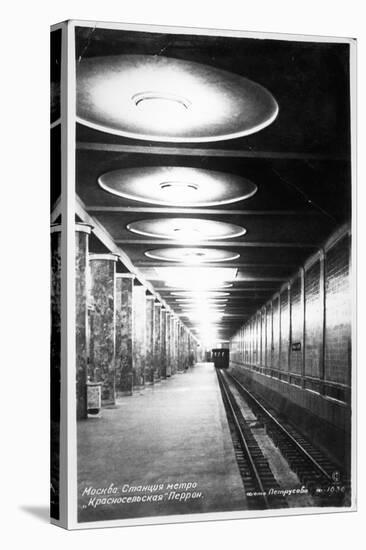 Krasnoselskaya Metro Station, Moscow, C.1935-null-Stretched Canvas