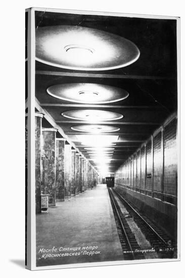 Krasnoselskaya Metro Station, Moscow, C.1935-null-Stretched Canvas