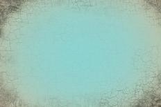 Turquoise Cracked Background-krasstin-Art Print