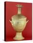 Krater with Lid and Decorated in Geometric Patterns-null-Stretched Canvas