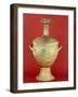 Krater with Lid and Decorated in Geometric Patterns-null-Framed Giclee Print