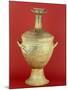 Krater with Lid and Decorated in Geometric Patterns-null-Mounted Giclee Print