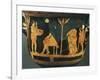 Krater with Scene of Illusion-null-Framed Giclee Print