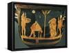 Krater with Scene of Illusion-null-Framed Stretched Canvas