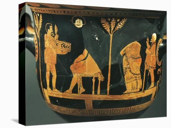 Krater with Scene of Illusion-null-Stretched Canvas