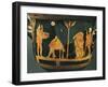 Krater with Scene of Illusion-null-Framed Giclee Print