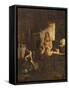 Kraut Making, C.1859 (Oil on Canvas)-David Gilmour Blythe-Framed Stretched Canvas