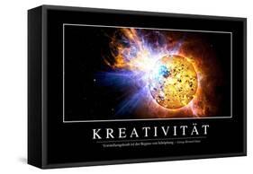 Kreativität: Motivationsposter Mit Inspirierendem Zitat-null-Framed Stretched Canvas