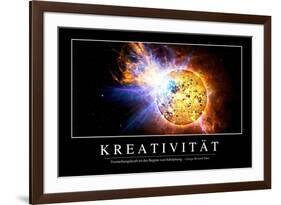 Kreativität: Motivationsposter Mit Inspirierendem Zitat-null-Framed Photographic Print