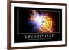 Kreativität: Motivationsposter Mit Inspirierendem Zitat-null-Framed Photographic Print