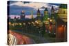 Kremlevskaya Nab at Dusk-Jon Hicks-Stretched Canvas