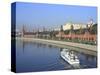 Kremlin and Moskva River, Moscow, Russia-Ivan Vdovin-Stretched Canvas