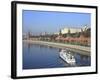 Kremlin and Moskva River, Moscow, Russia-Ivan Vdovin-Framed Photographic Print