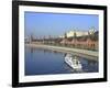 Kremlin and Moskva River, Moscow, Russia-Ivan Vdovin-Framed Photographic Print