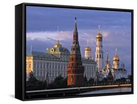Kremlin, Moscow, Russia-Jon Arnold-Framed Stretched Canvas