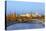 Kremlin on Sunset - Autumn in Moscow Russia-Nik_Sorokin-Stretched Canvas