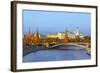 Kremlin on Sunset - Autumn in Moscow Russia-Nik_Sorokin-Framed Photographic Print