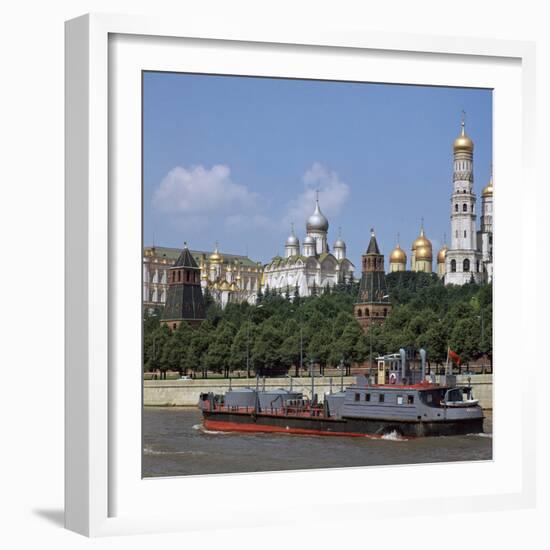 Kremlin Seen across the Moskva River-CM Dixon-Framed Photographic Print