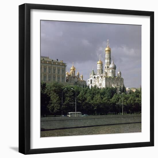 Kremlin Seen across the Moskva River-CM Dixon-Framed Photographic Print