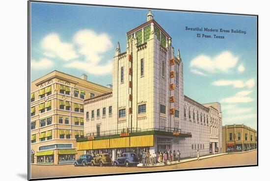 Kress Building, El Paso, Texas-null-Mounted Art Print