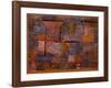 Kreuze und Saulen-Paul Klee-Framed Art Print