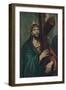 'Kreuztragender Christus', (Christ Carrying the Cross), c1577-1587, (1938)-El Greco-Framed Giclee Print