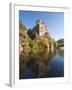 Kriebstein Castle and Zschopau River, Germany-Michael DeFreitas-Framed Premium Photographic Print