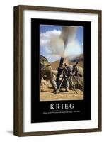 Krieg: Motivationsposter Mit Inspirierendem Zitat-null-Framed Photographic Print