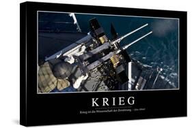 Krieg: Motivationsposter Mit Inspirierendem Zitat-null-Stretched Canvas