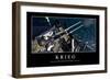 Krieg: Motivationsposter Mit Inspirierendem Zitat-null-Framed Photographic Print