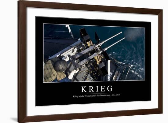 Krieg: Motivationsposter Mit Inspirierendem Zitat-null-Framed Photographic Print