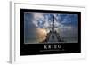 Krieg: Motivationsposter Mit Inspirierendem Zitat-null-Framed Photographic Print