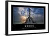 Krieg: Motivationsposter Mit Inspirierendem Zitat-null-Framed Photographic Print