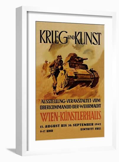 Krieg und Kunst-null-Framed Art Print