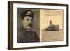Kriegschiffe, S.S. Brüssel Und Kapitän Fryhatt-null-Framed Giclee Print