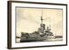 Kriegsschiff Brussels Im Hafen-null-Framed Giclee Print