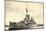 Kriegsschiff Brussels Im Hafen-null-Mounted Giclee Print