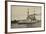 Kriegsschiff S. M. Linienschiff Preußen Im Hafen-null-Framed Giclee Print