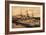 Kriegsschiff Wilhelmshaven, Hafenszene-null-Framed Giclee Print