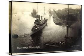 Kriegsschiffe Deutschland, Flotte Im Hafen-null-Stretched Canvas