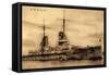 Kriegsschiffe Deutschland, S.M.S. Kaiser-null-Framed Stretched Canvas