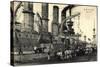 Kriegsschiffe Deutschland S. M. S. Yorck Im Hafen-null-Stretched Canvas